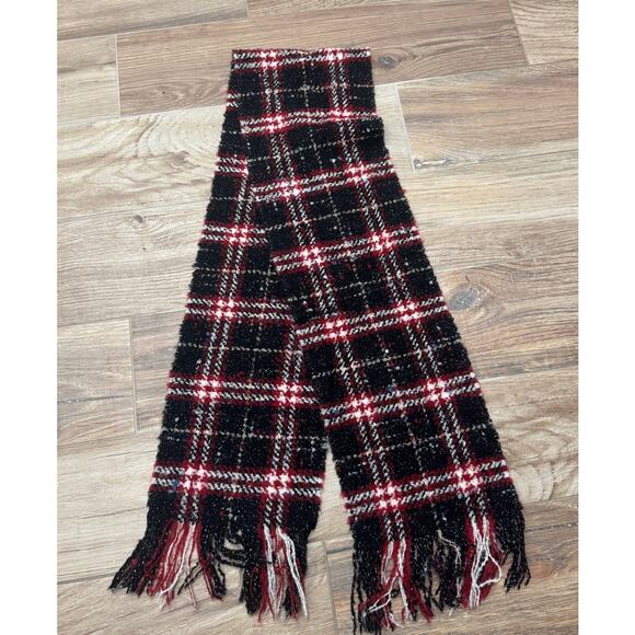Burberry London Wool Nova Check Pattern Scarf - Picture 1 of 4
